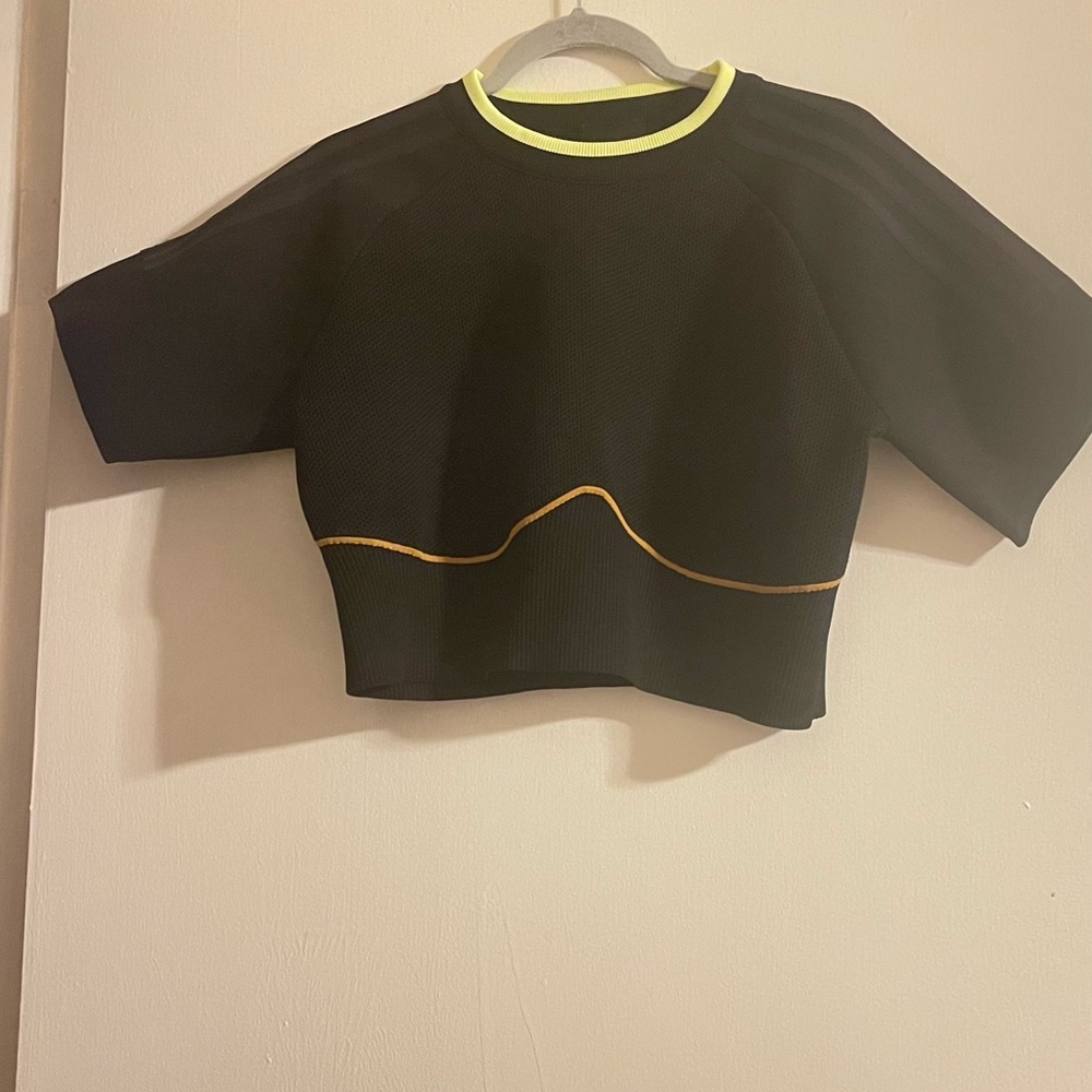 Ivy Park x Adidas Black Pack Crop Top